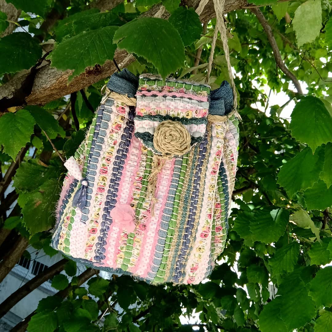 Woolkica — tkani ranac pastelne boje